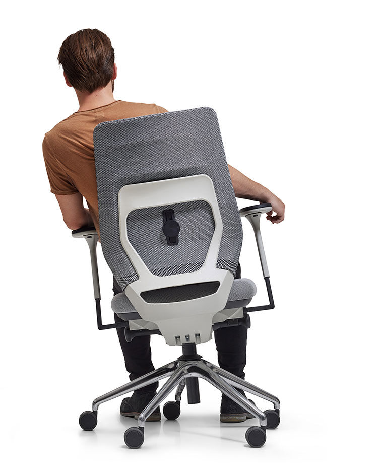 fm Asiento Bürostuhl, 3D-Mechanik, dunkelrot