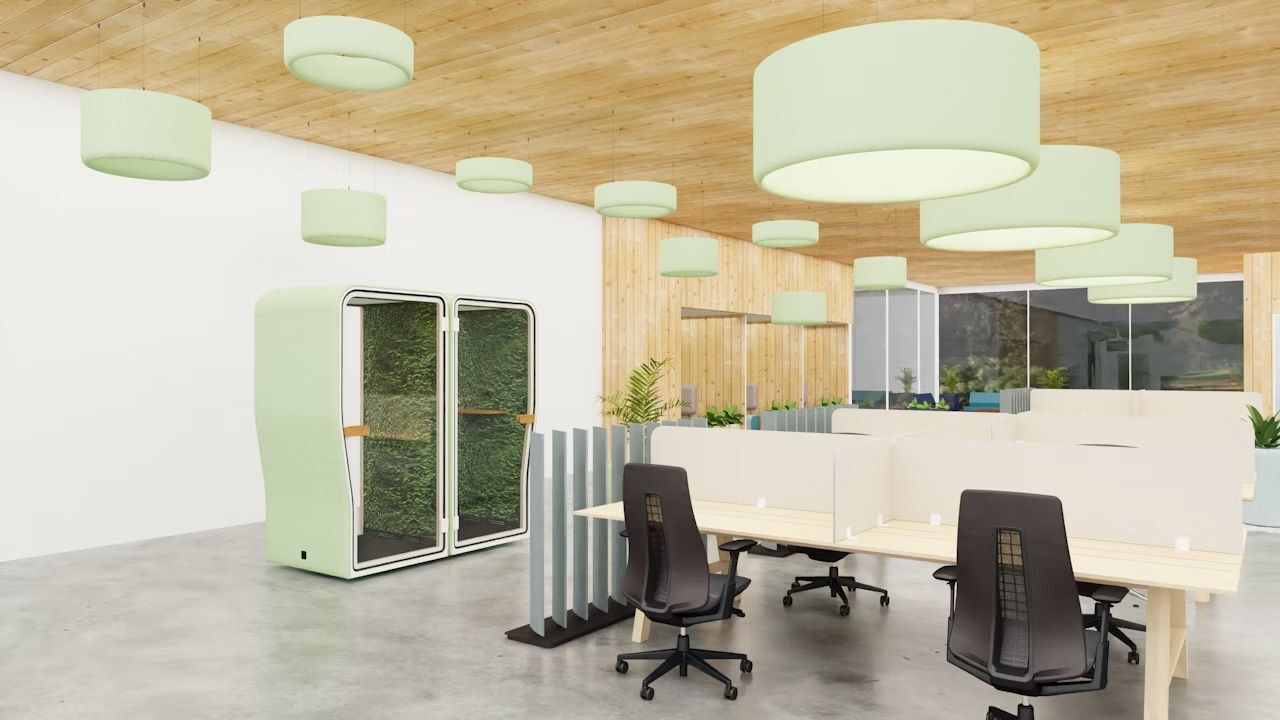 BuzziSpace BuzziTube, Akustikelement für die Decke, verschiedene Größen