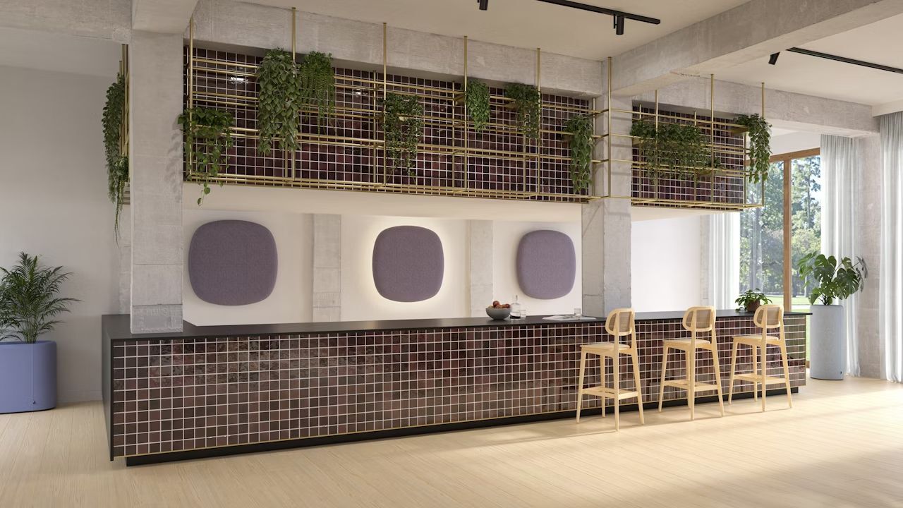 BuzziSpace BuzziPebl Light, Akustikelement mit Hinterleuchtung