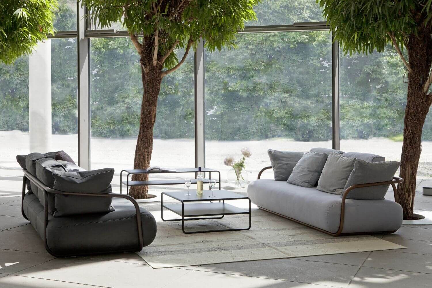 Thonet B 20 Couchtisch 80 x 80 cm, 36 cm hoch
