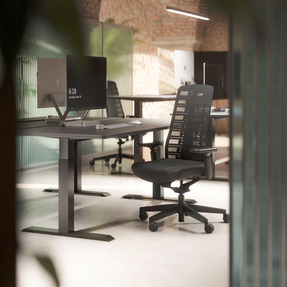 Interstuhl PURE BLCK PU213, ergonomischer