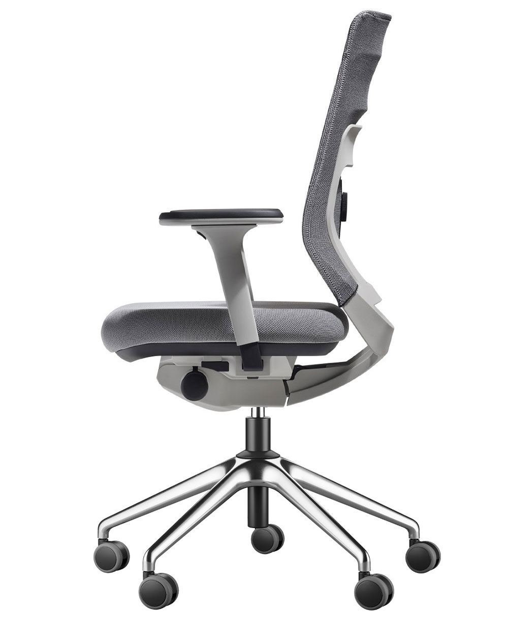 fm Asiento Bürostuhl, 3D-Mechanik, hellgrau