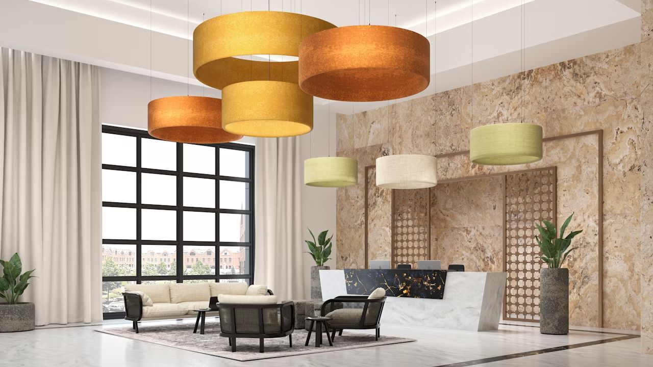 BuzziSpace BuzziTube, Akustikelement für die Decke, verschiedene Größen