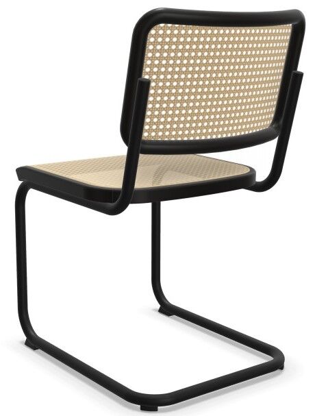 Thonet S 32 V, Stahlrohrstuhl, Freischwinger,