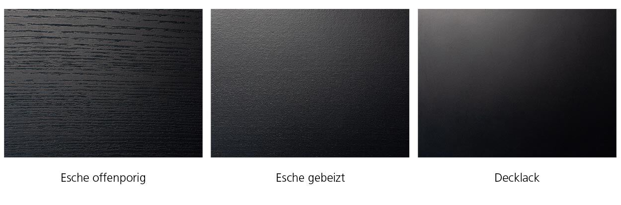 Oberflächen der S 285 Schreibtische