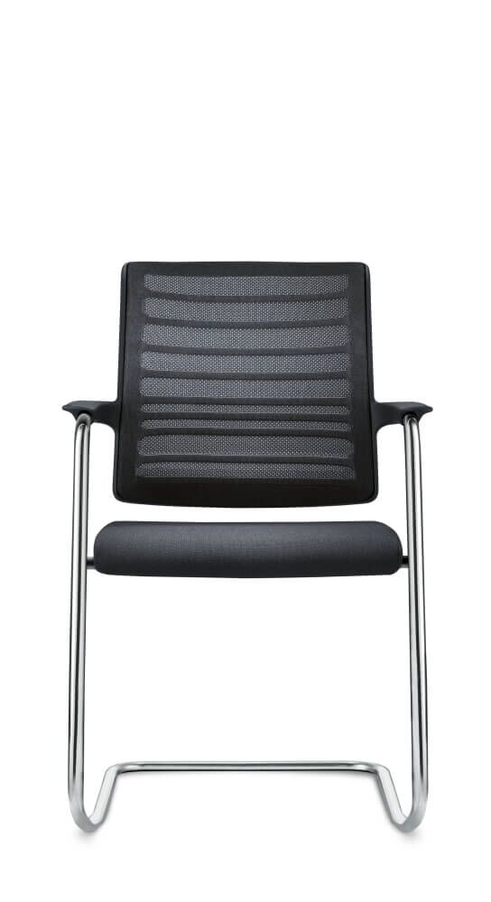 Interstuhl Hero 570H Freischwinger Netzrücken