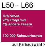 L 70% Wolle, 25% Polyamid