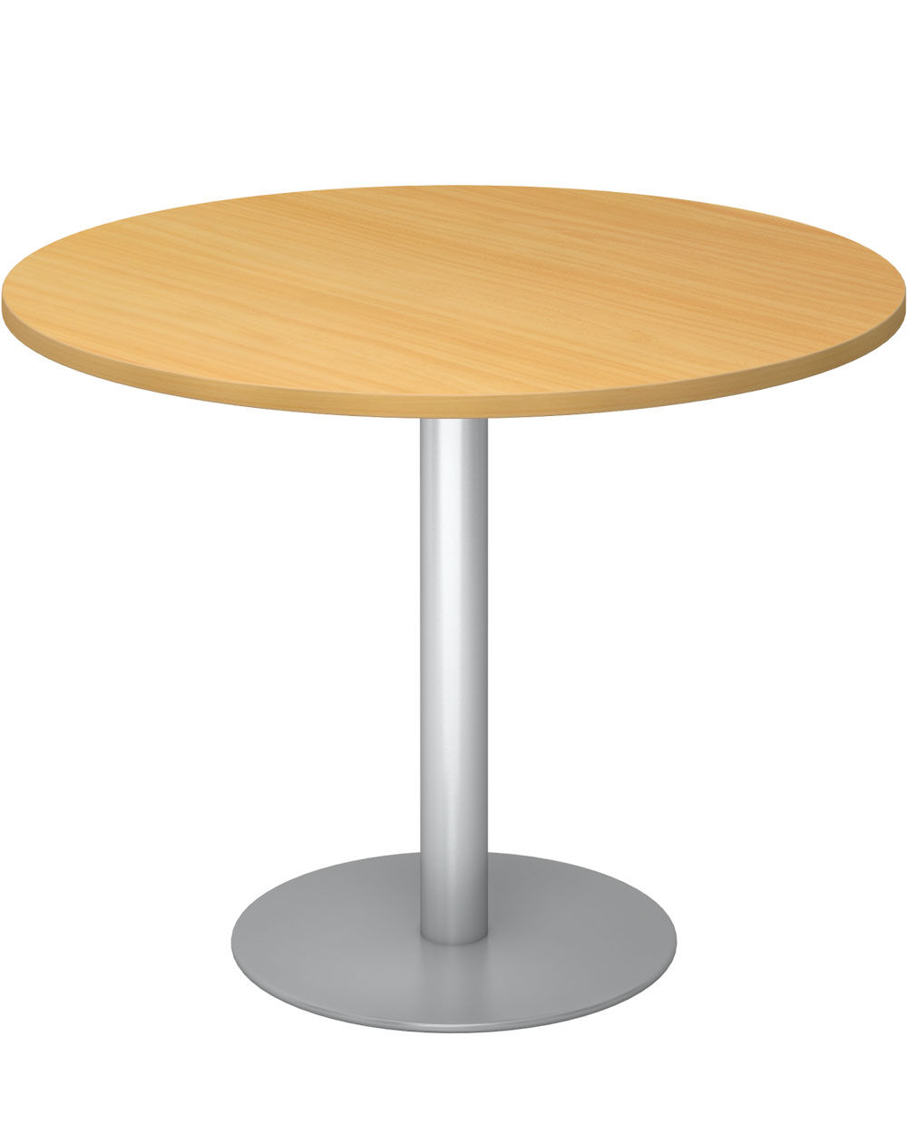 deskgo meeting Säulentisch rund 100 cm