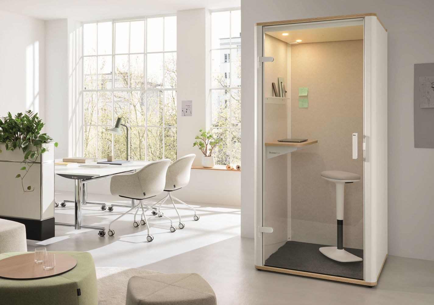 Bosse Bosselino Uno, Schallschutz, Telefonbox,