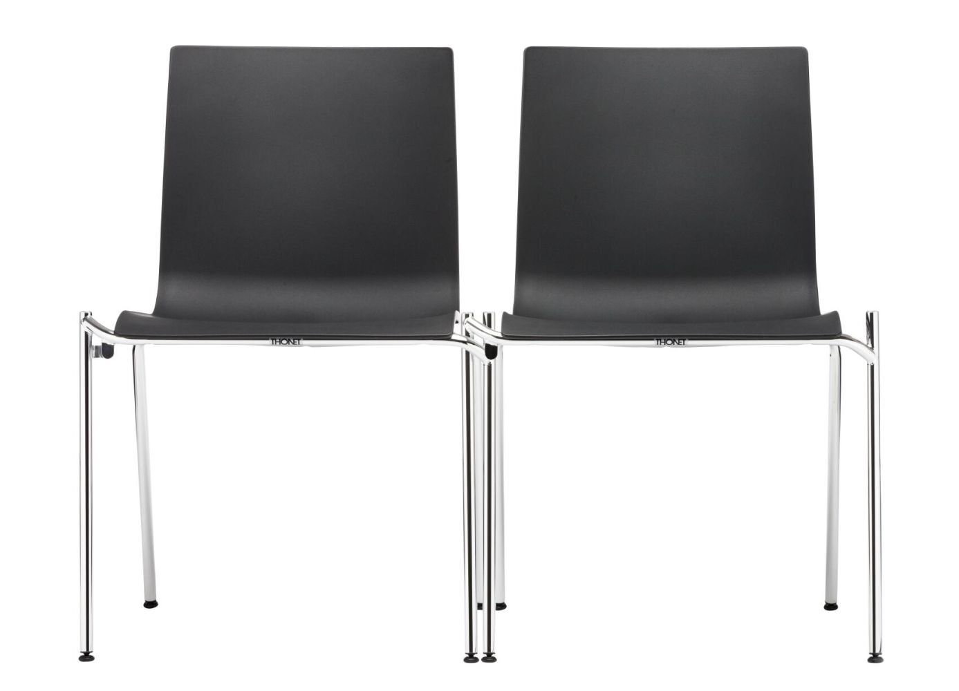 Thonet S 160 Konferenzstuhl, Vierfußgestell,