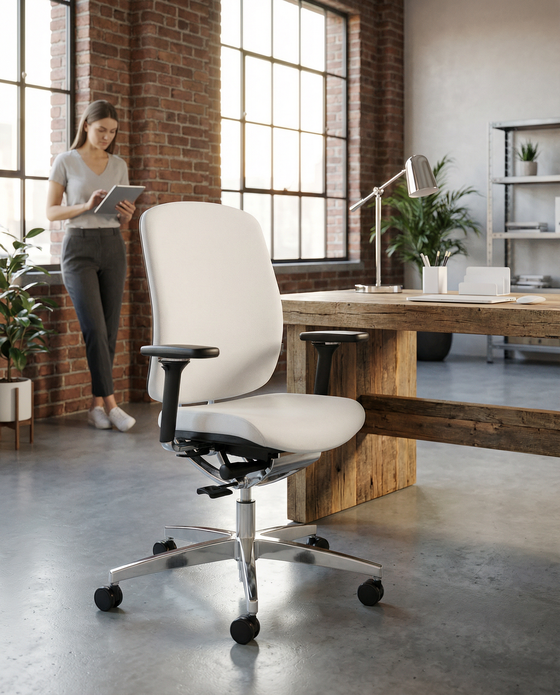 Wagner AluMedic 20, ergonomischer Bürostuhl, Polsterrücken (konfigurierbar)