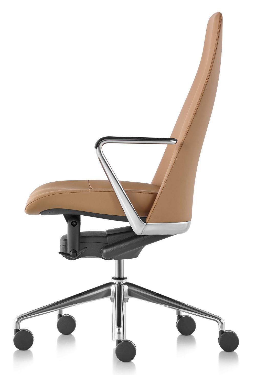 Herman Miller Geiger Taper Chair - Leder Cognac