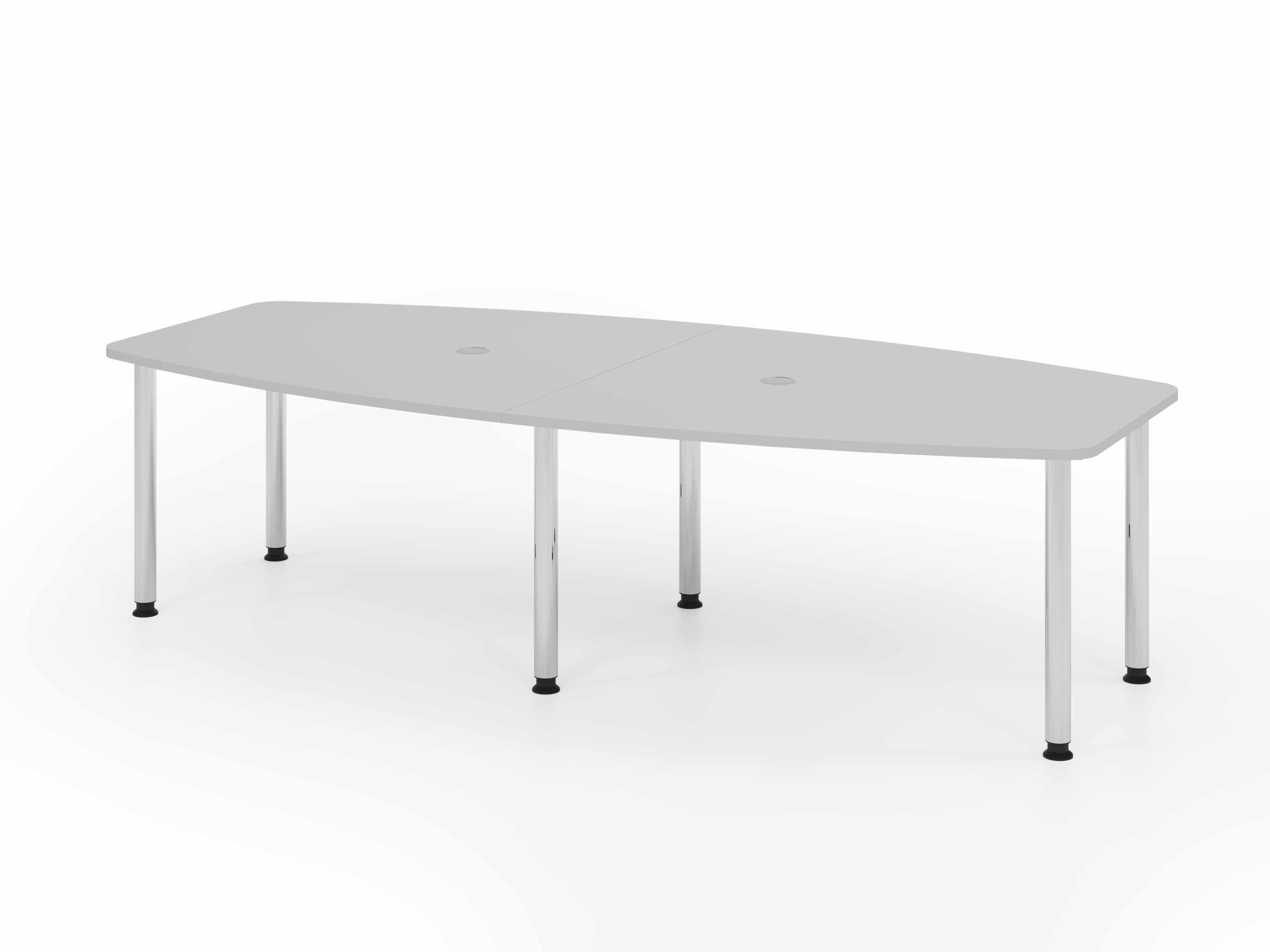 deskgo konferenz b Chromfüße Meetingtisch