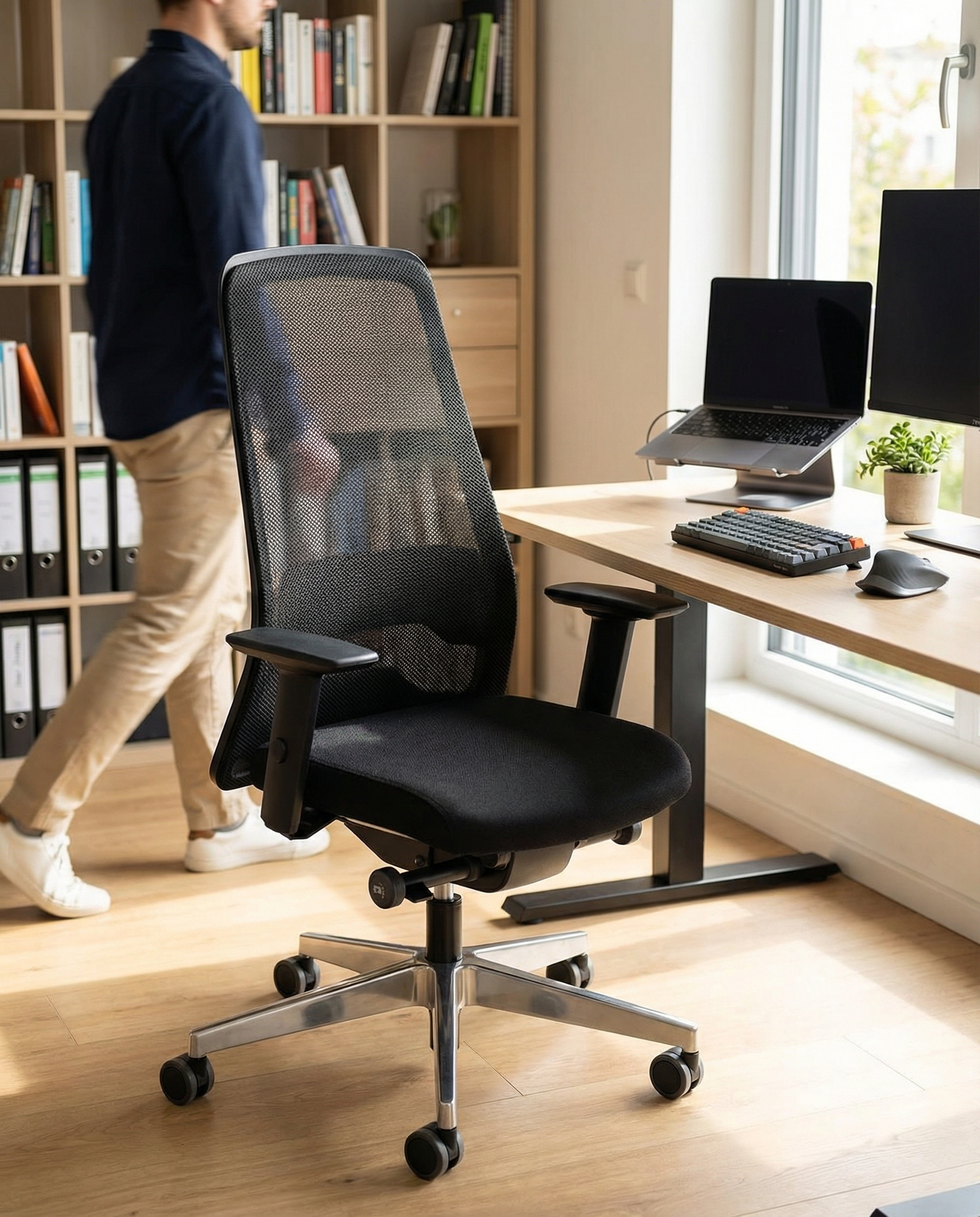 Interstuhl Allround 004 Bürostuhl, Netzrücken, FLEXTECH-Mechanik