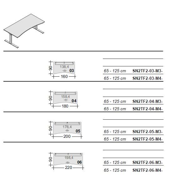 Leuwico Spine 2 Steh-Sitz-Schreibtisch,