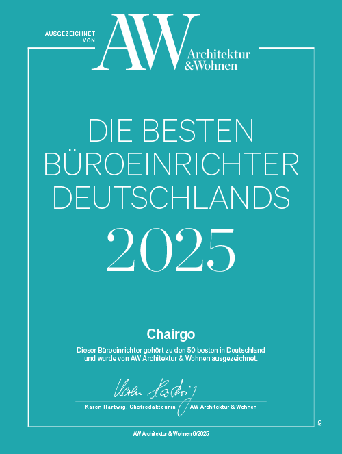 Architektur und Wohnen Auszeichnung 2025 für Chairgo