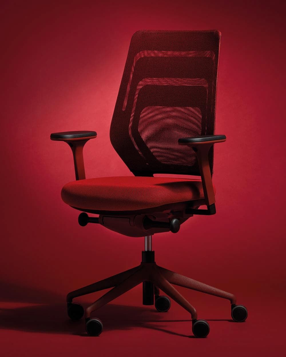 fm Asiento Bürodrehstuhl, Synchronmechanik,