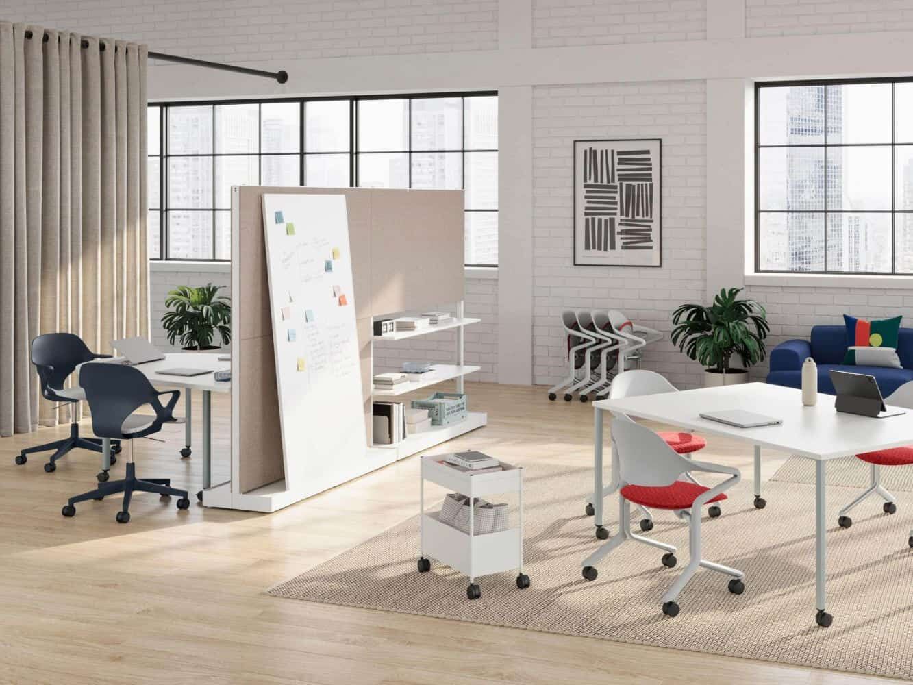 Herman Miller Fuld Klappstuhl, ineinander