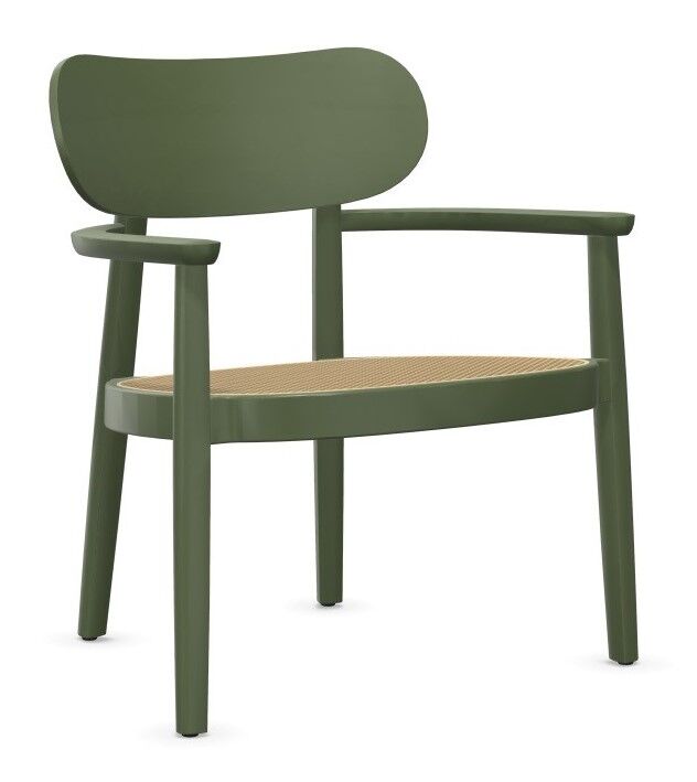 Thonet 119 F, Lounge-Sessel, Rohrgeflecht-Sitz 