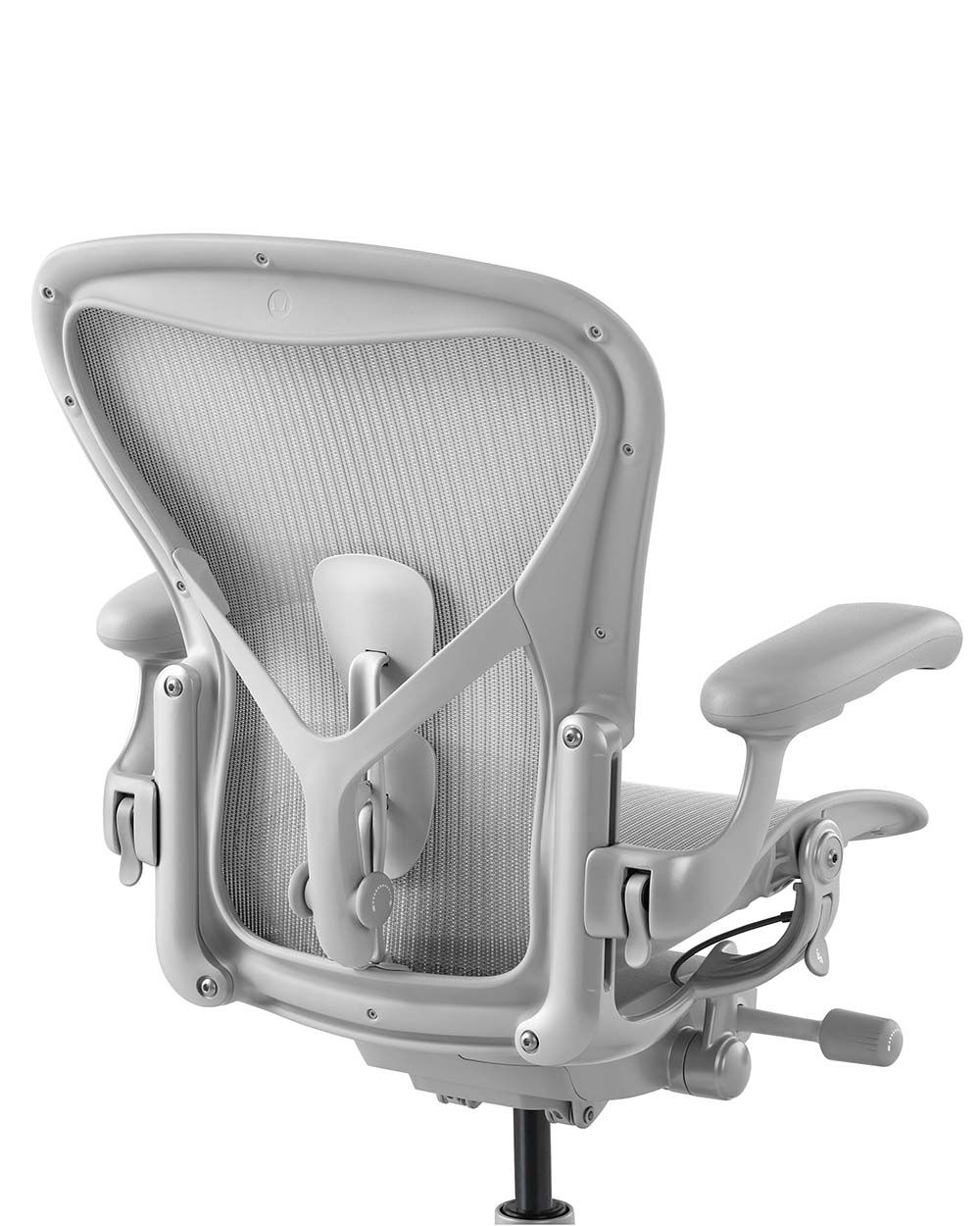 Herman Miller Aeron, Mineral, Größe C, Komplettmodell, Rückenlehne