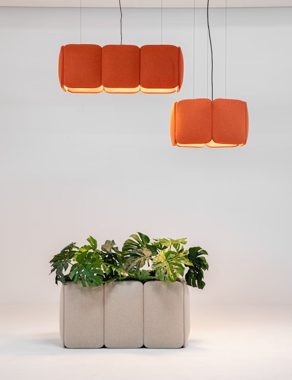 BuzziSpace BuzziChicle Light, LED-Deckenlampe, akustisch wirksam