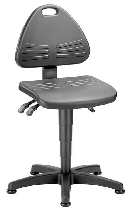 Arbeitsstuhl Bimos Isitec 1 mit Gleitern Sitz und