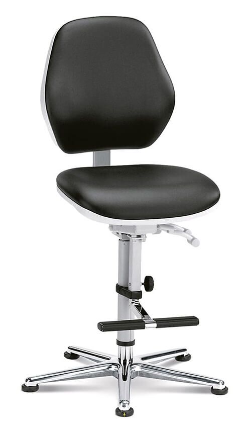 Bimos Reinraum Basic 3 9141 Reinraumstuhl hoch mit Gleiter und Aufstieghilfe