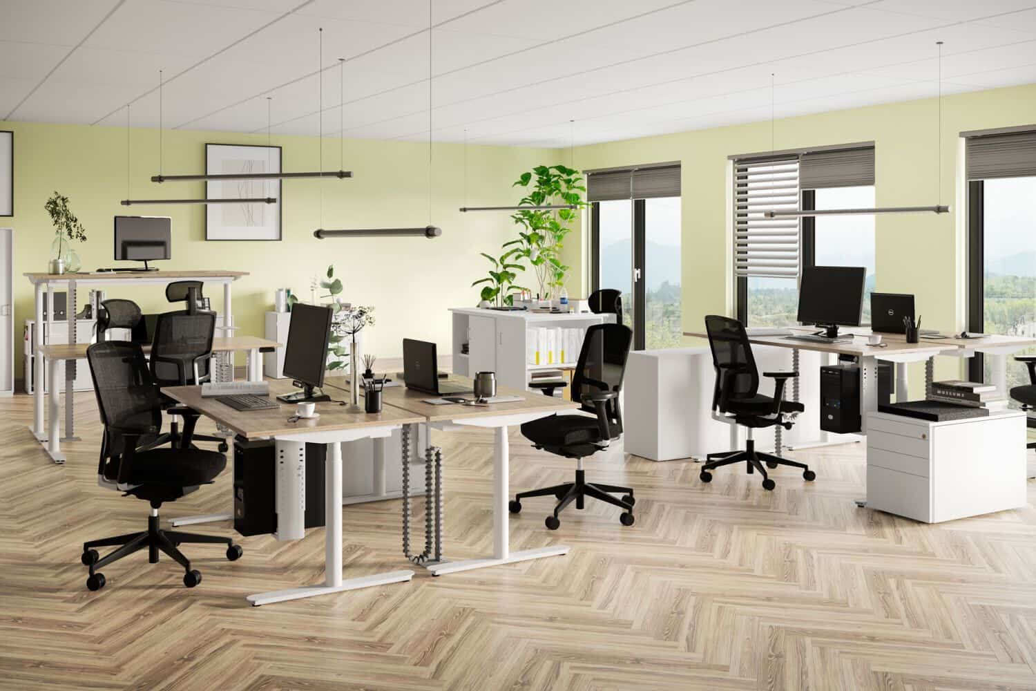 Leuwico Spine 4 Steh-Sitz-Schreibtisch