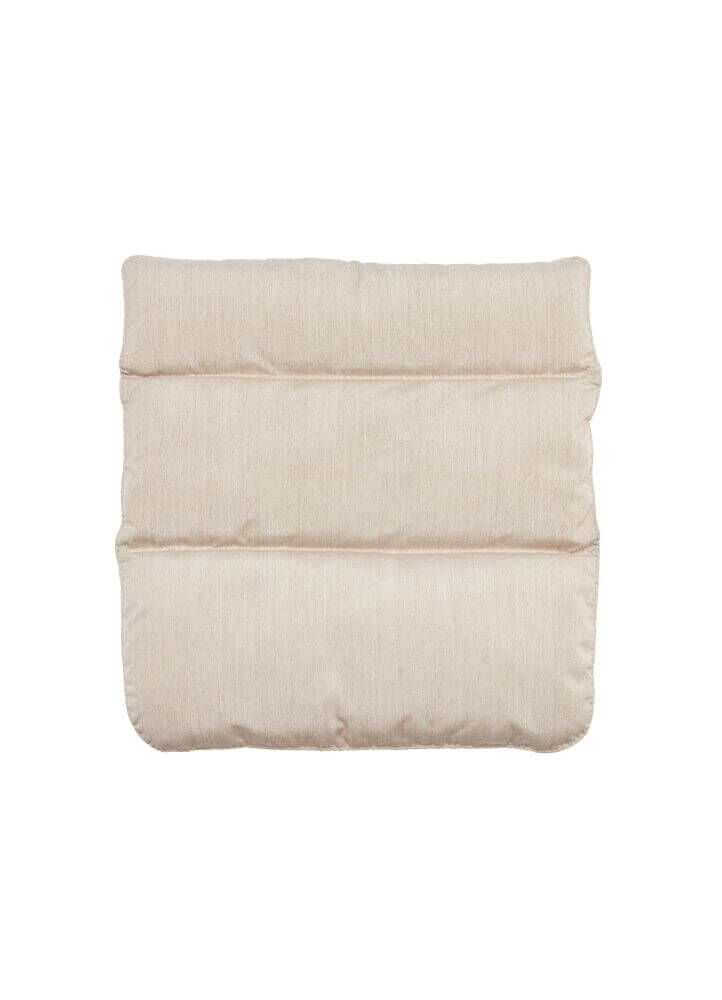 Beiges Sitzkissen mit gepolstertem Design für ergonomische Unterstützung und Komfort im Büro und Zuhause.