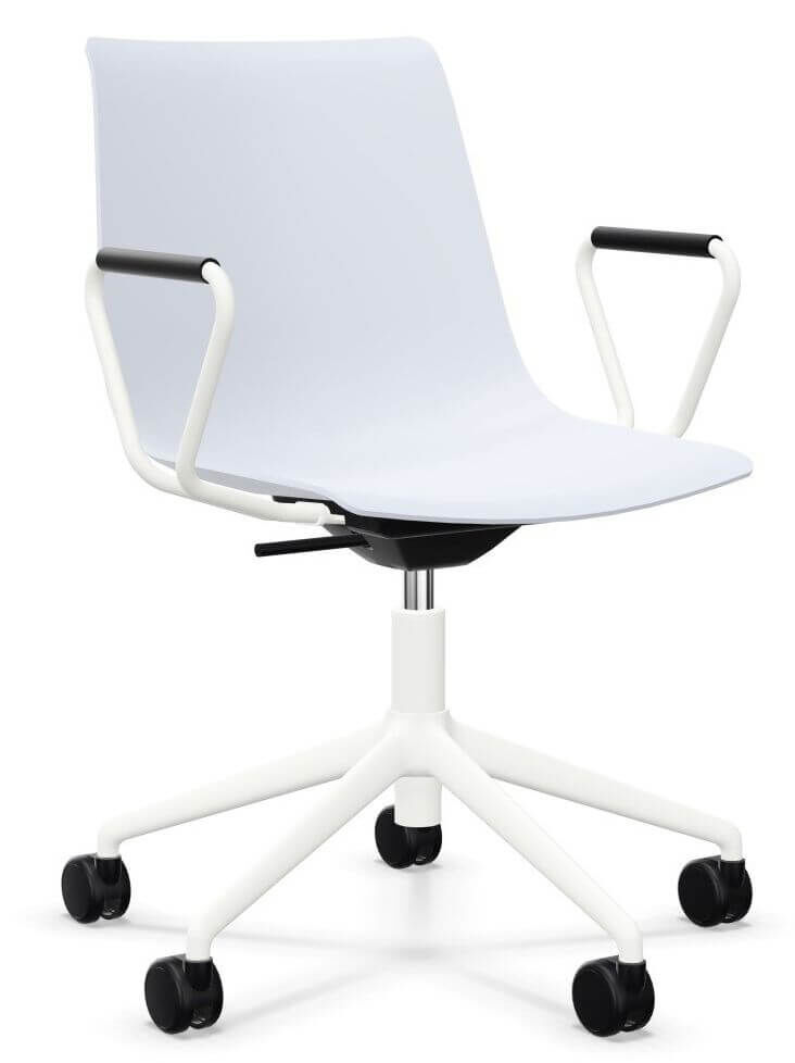 Interstuhl Shuffle SU151 mit Rollen und Ringarmlehnen