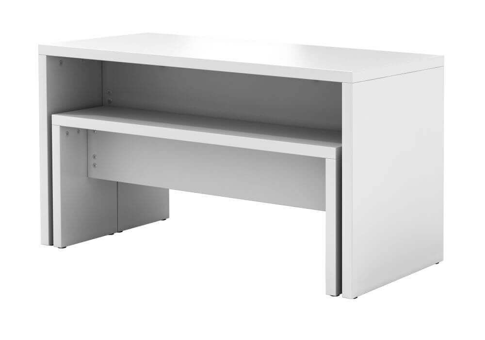 deskgo Kantinentisch mit Sitzbänken, Tisch 130 x