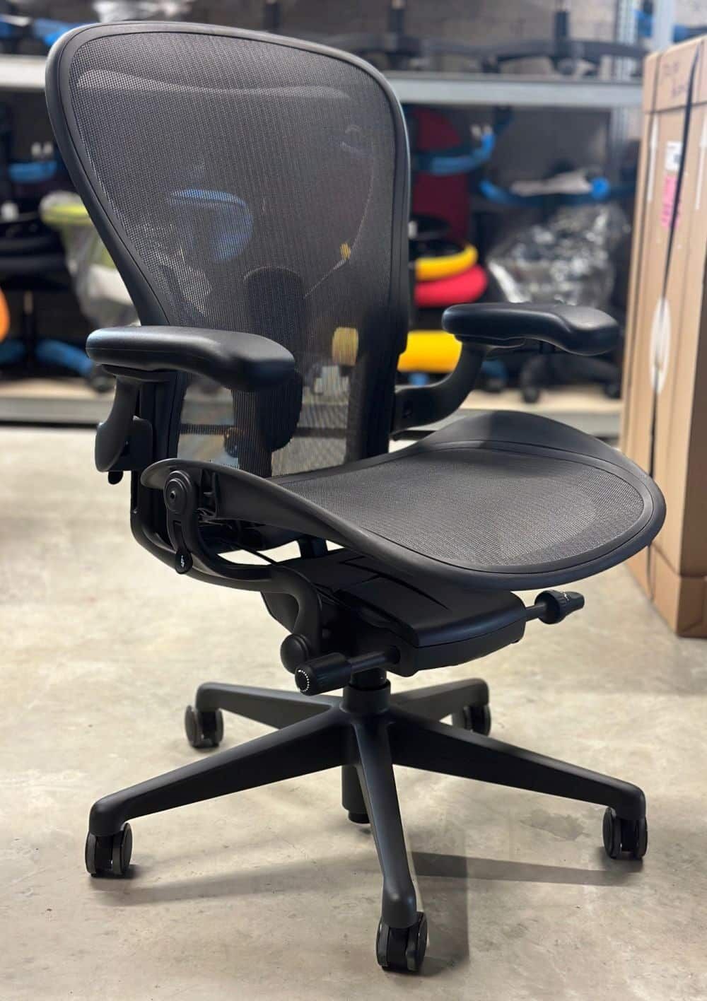 Herman Miller Aeron, Graphite, Größe B,