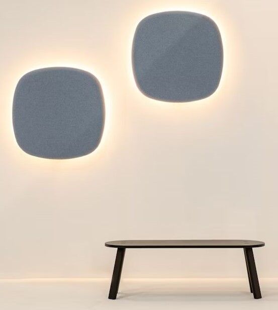 BuzziSpace BuzziPebl Light, Akustikelement mit Hinterleuchtung