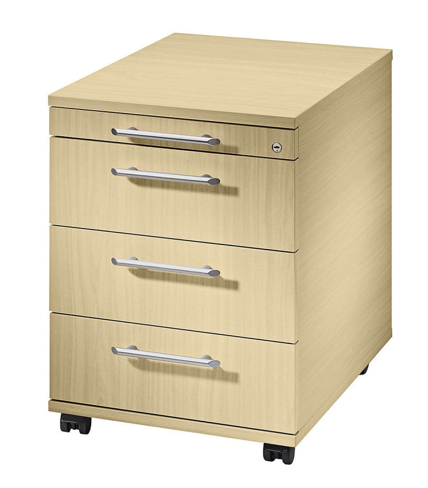 deskgo DC58-3 plus Rollcontainer Plus, Tiefe 58 cm