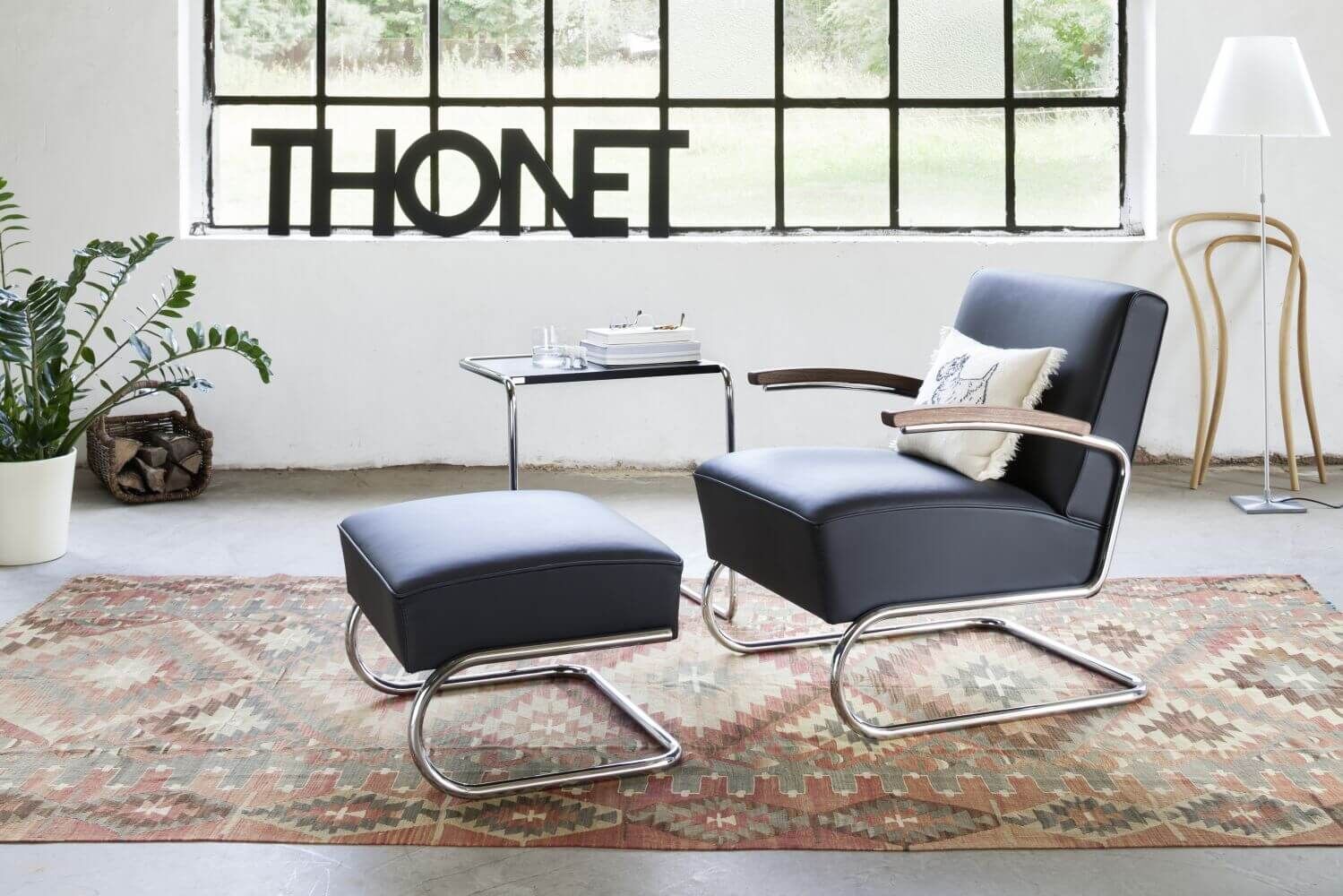 Thonet S 411 Freischwingersessel alle Stoffe und