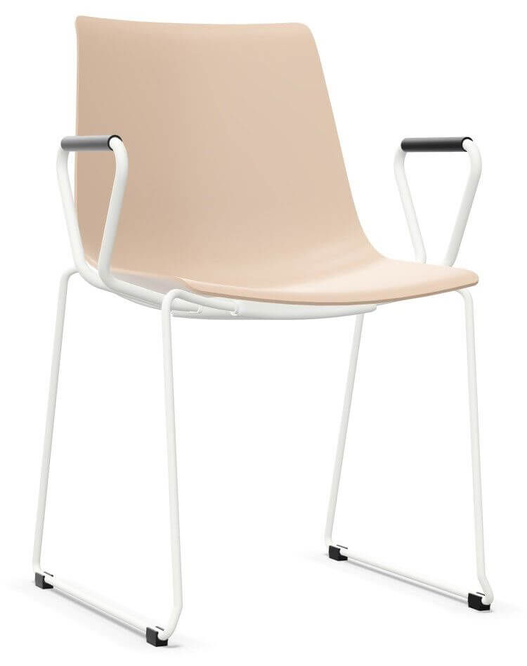 Interstuhl Shuffle SU131 Gestell Kufen und Ringarmlehnen