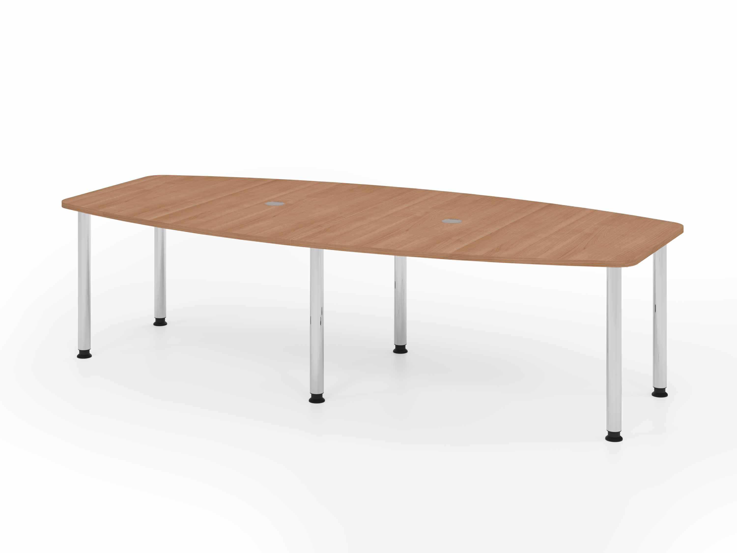 deskgo konferenz b Chromfüße Meetingtisch