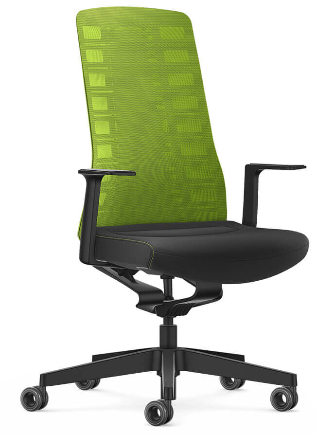 Interstuhl PURE, PU213, Active Edition, Netzrücken, ergonomischer Bürostuhl