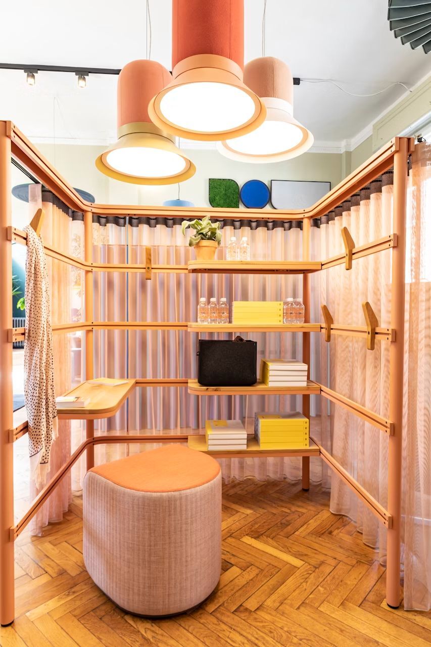 BuzziSpace BuzziHat, LED Deckenlampe, akustisch wirksam, verschiedene Größen