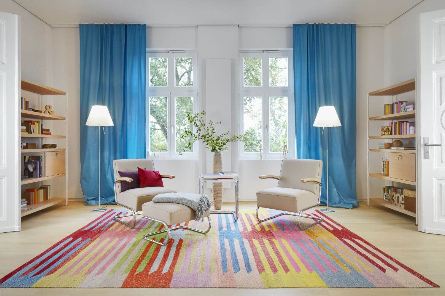 Thonet S 411 Freischwingersessel alle Stoffe und