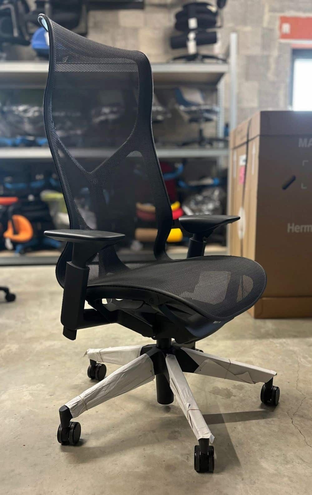 Herman Miller Cosm Chair High Back, Graphite,