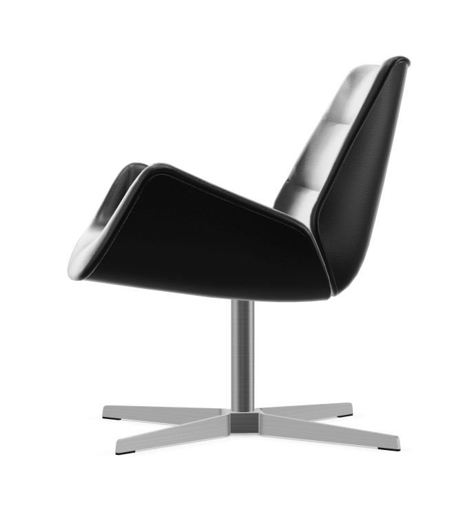 Thonet 809 Klub-Sessel Leder schwarz,