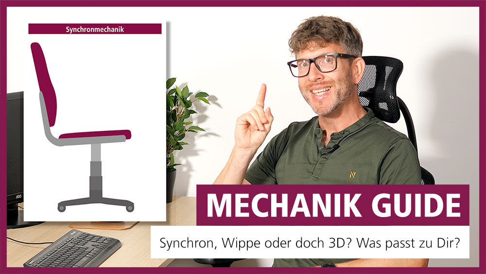Thumbnail für das Youtube Video Ratgeber Bürostuhl Mechaniken