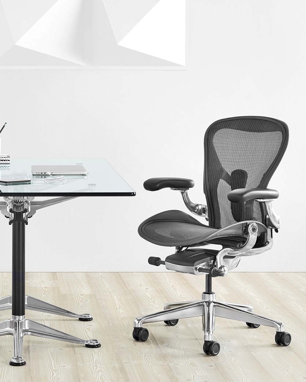 Herman Miller Aeron Größe on sale B - Vollständig mit Lumbalstütze