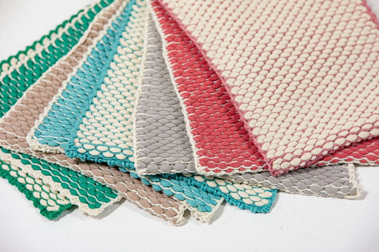 BuzziSpace BuzziKnit Pouf Square, Polsterhocker, akustisch wirksam