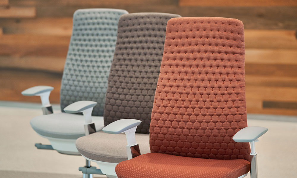 Haworth Fern Digital Knit in den Farben Emberglow, Waterside und Dune Rose Haworth Fern Digital Knit in den Farben Emberglow, Waterside und Dune Rose