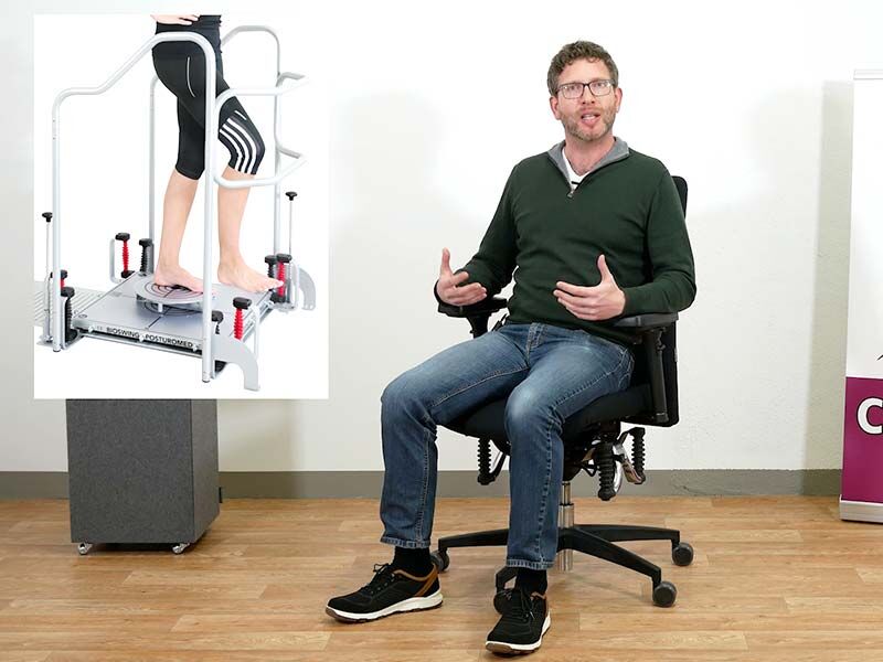 Haider Bioswing Posturomed und der 360iQ Bürostuhl