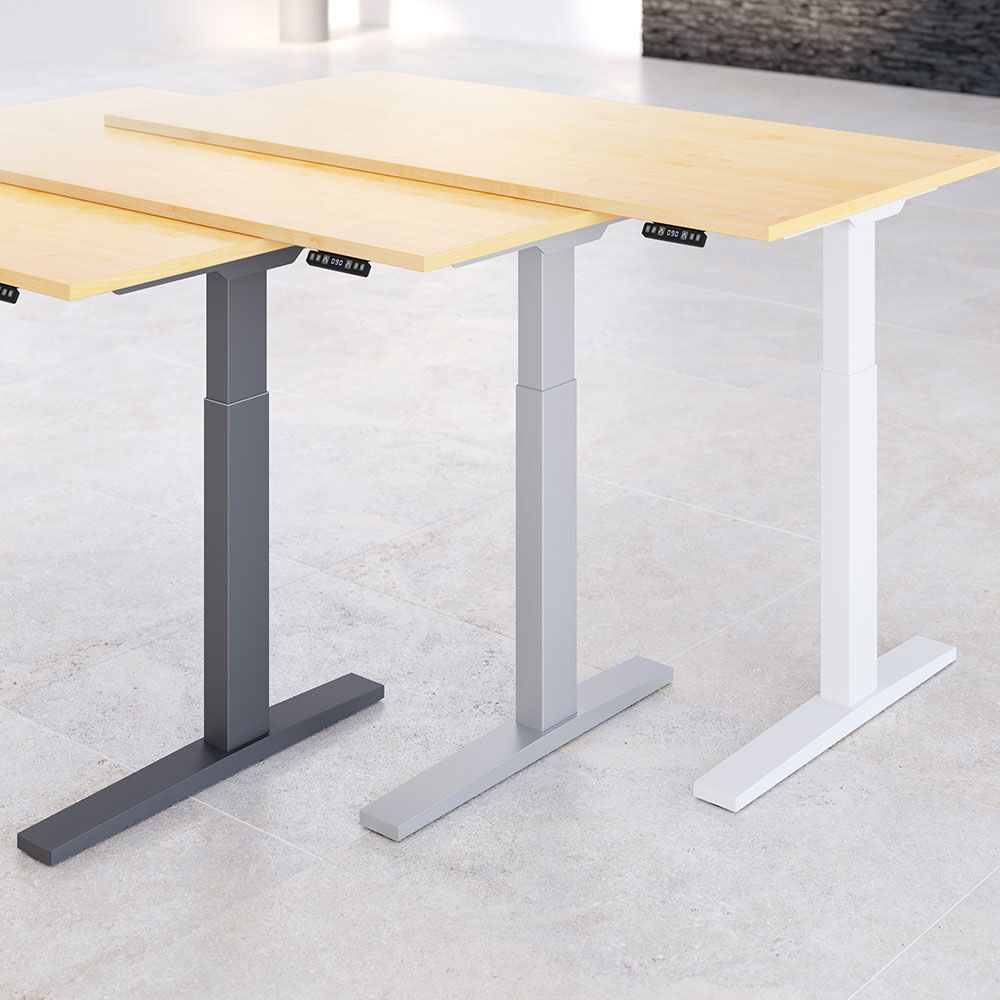 deskgo aktiv MKA Stehschreibtisch Gestellfarben