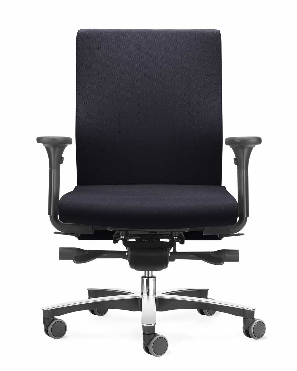 Löffler Lezgo (LG72) Bürostuhl, Stoff schwarz, seite