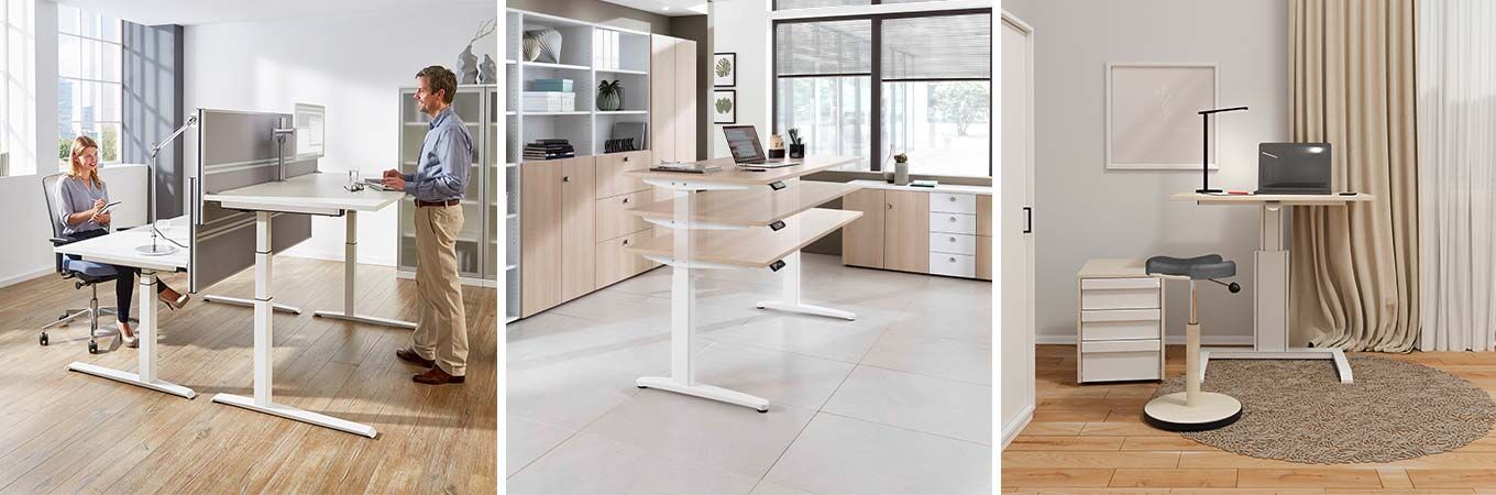 Stehschreibtische für ergonomisches Sitzen & Stehen kaufen
